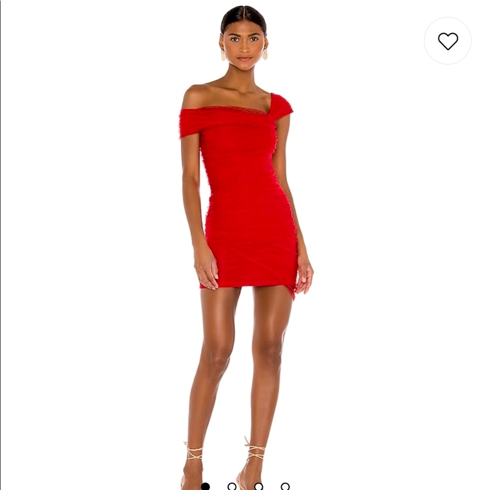 Majorelle Audrina Mini Dress in Red XS